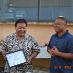 Congratulations and Farewell to Mr. Leon Panuelo Jr.