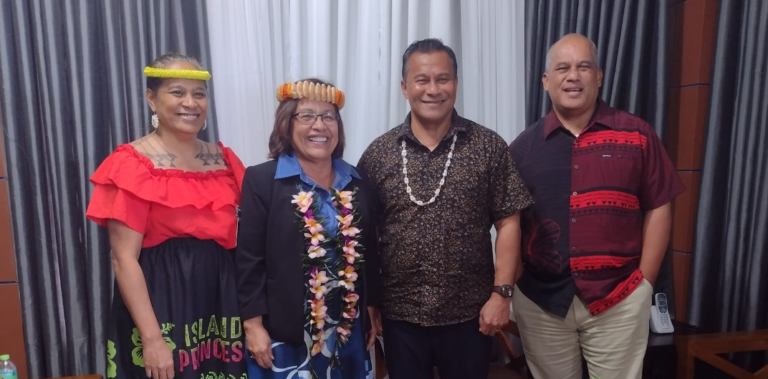 Governor Joseph and First Lady Dr. Aina Garstang hail and farewell President of the Republic of the Marshall Islands