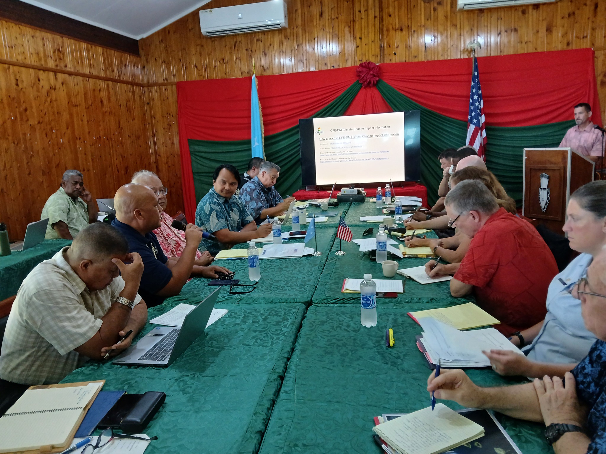 Governor Stevenson A. Joseph Represents Pohnpei at the Semi-Annual Joint Committee Meeting on Security and Defense