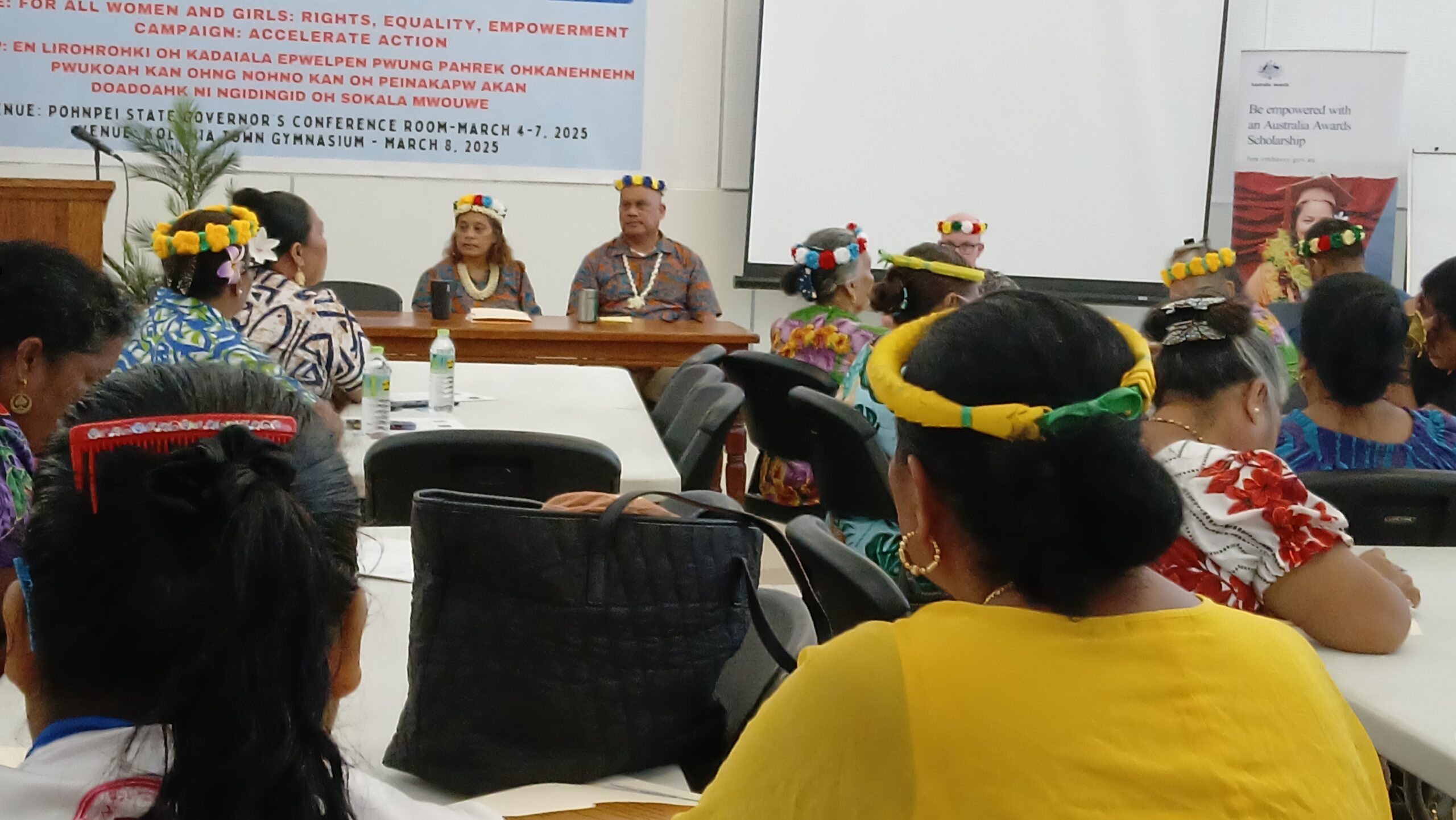 Governor Stevenson A. Joseph and First Lady Dr. Aina Garstang Attend International Women’s Day Opening Ceremony