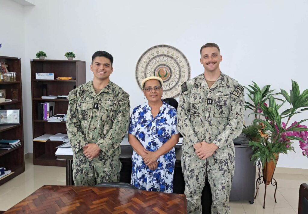 Pohnpei Acting Governor Meets With U.S. Navy Seabee Leadership 758943998 2232907650632953 769002266924504093 n